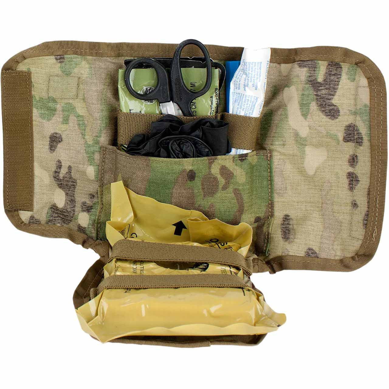 First Aid Kit, open with contents