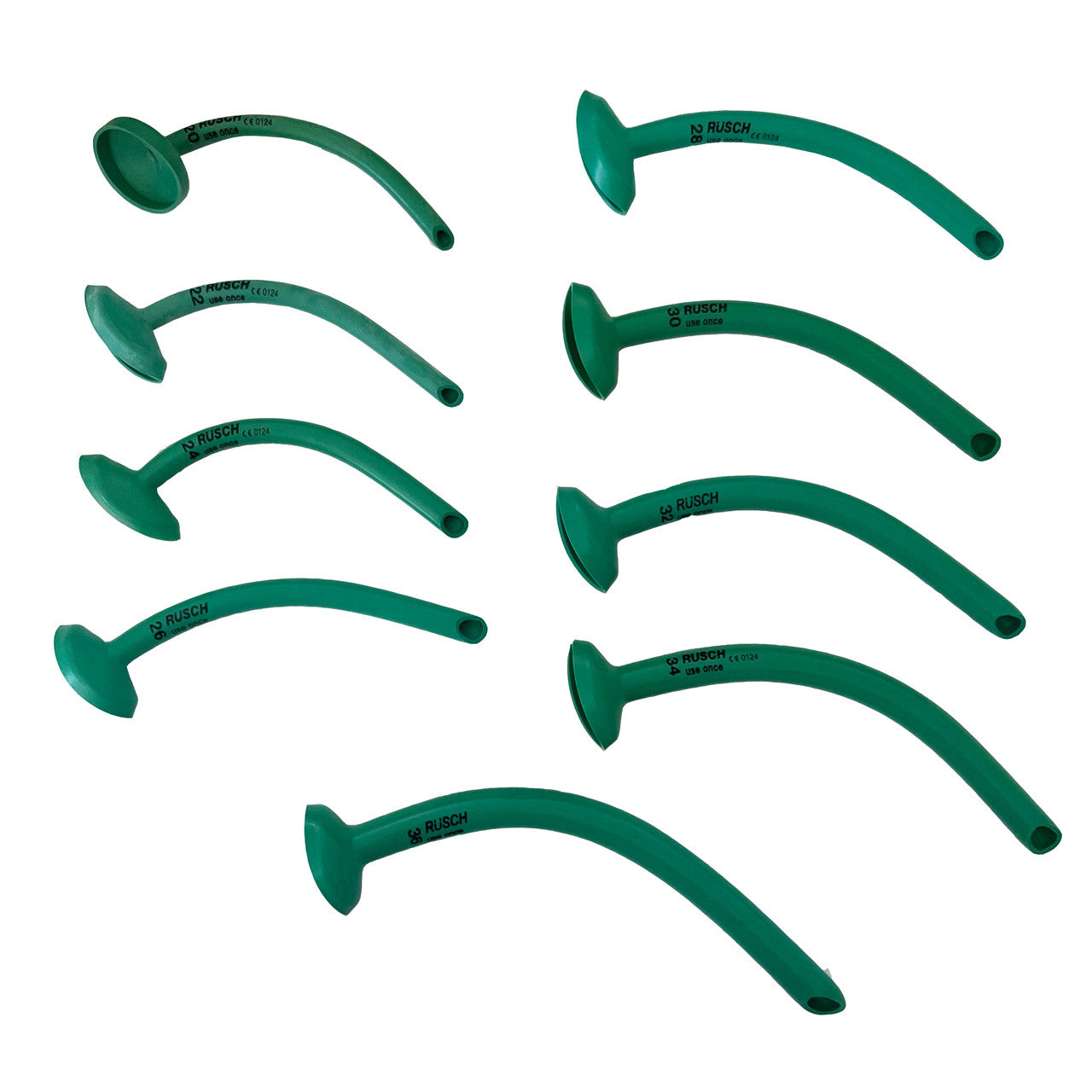 Rusch® Latex-Free Robertazzi Nasopharyngeal Airway, all sizes