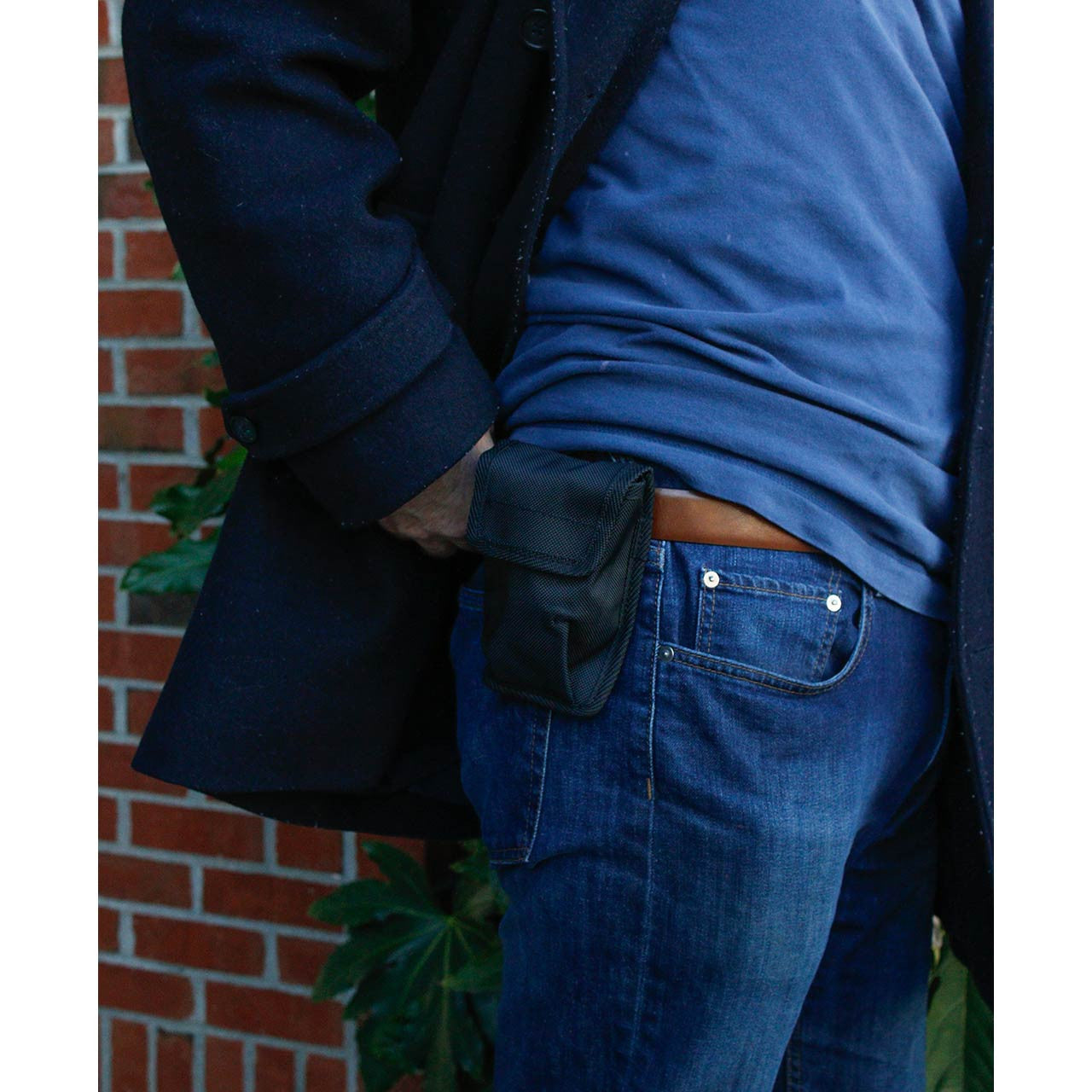 Patrol Officer's Pocket Trauma Kit shown on belt EDC