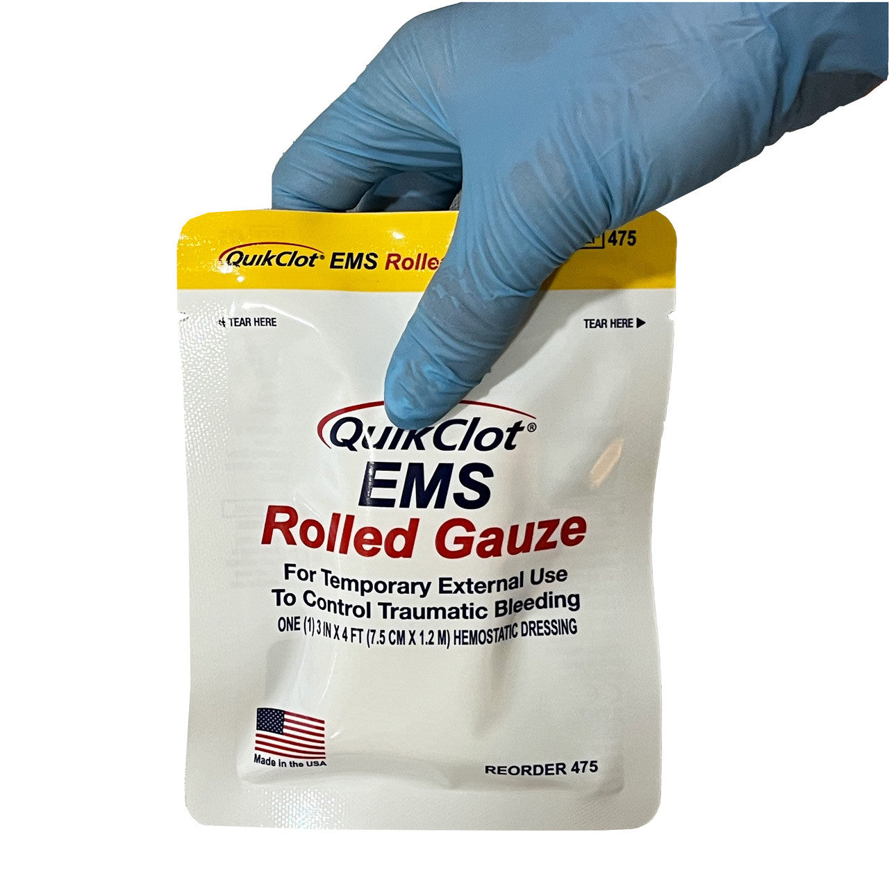 QuikClot® EMS Rolled Gauze 3" x 48"