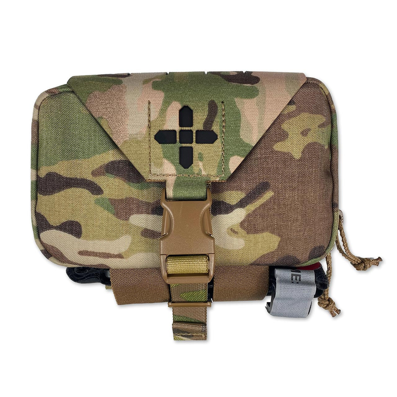Slim Tear Off Medical Pouch (S.T.O.M.P.) Gen 2 - front with covert cross
