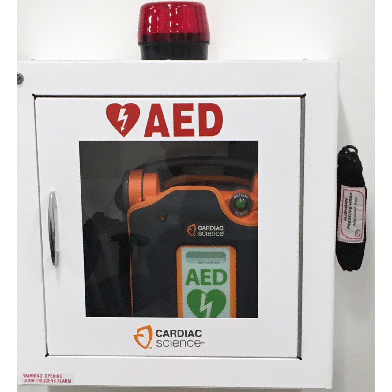 NEW! Slishman Pressure Wrap, black, on AED box in case
