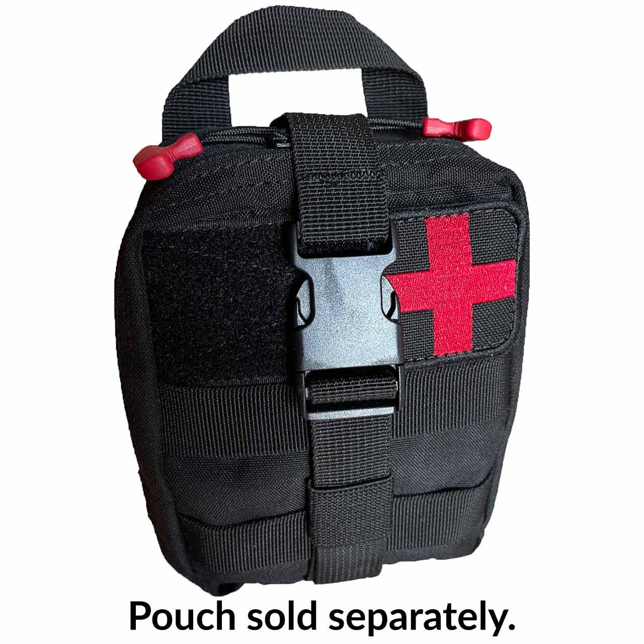 Rescue Essentials T Grip Zipper Pulls, on pouch