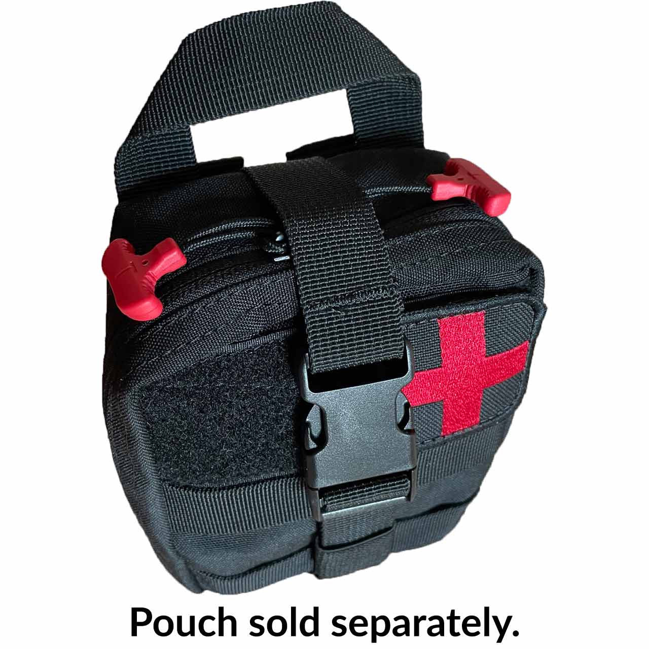 Rescue Essentials T Grip Zipper Pulls, on pouch