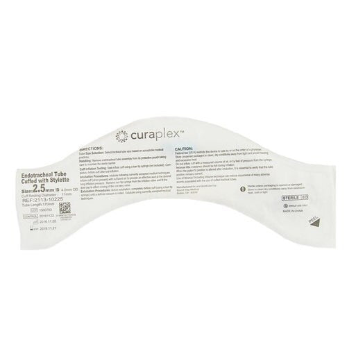 Curaplex Select Endotracheal Tube, in packaging
