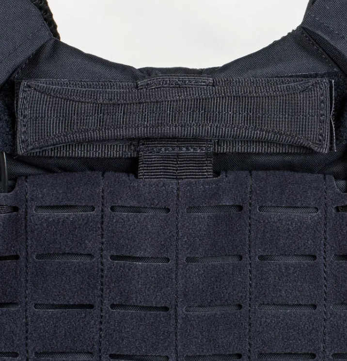 Tactical TacTec Plate Carrier -Black, Close up