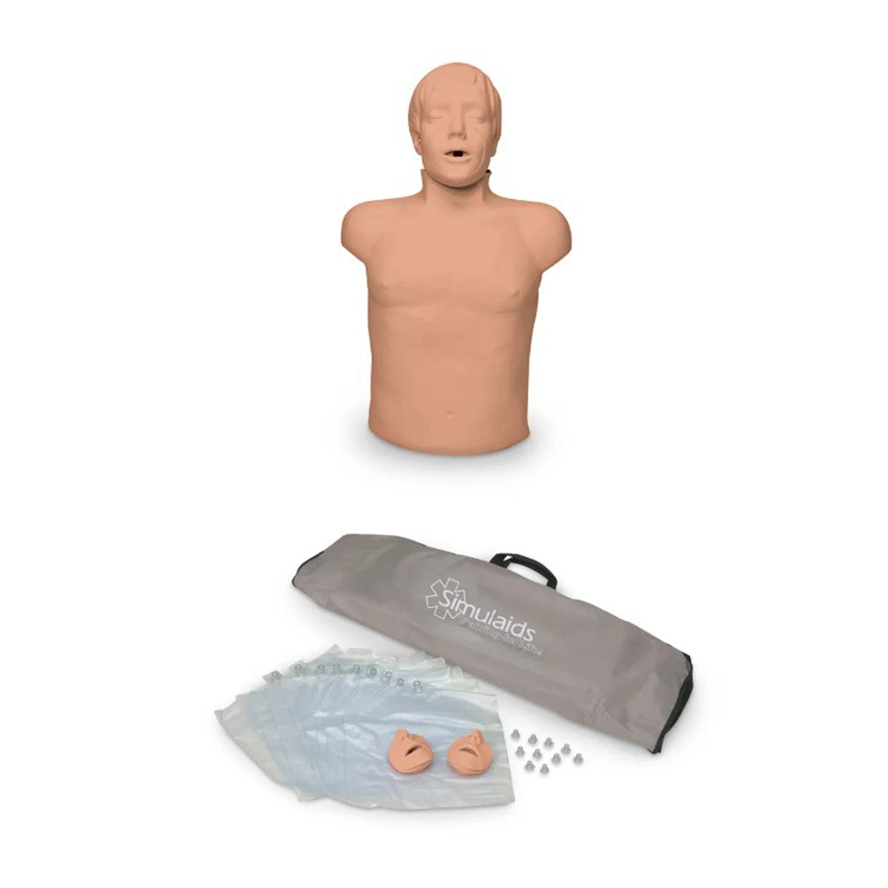 Simulaids Brad Compact CPR Training Manikin with Carry Bag NEW Rescue Essentials
