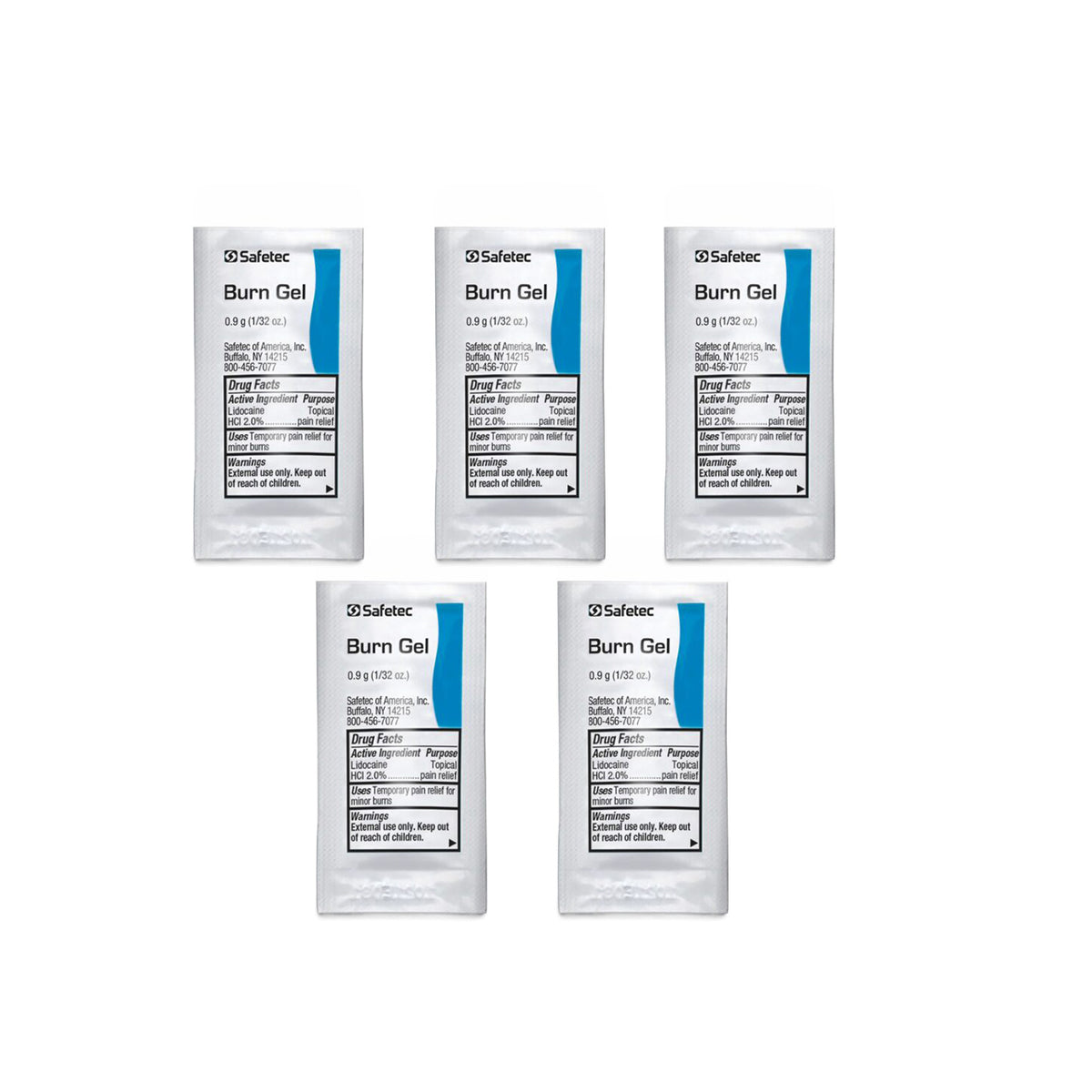 Burn Gel with Lidocaine (5 pack, Unit Doses)