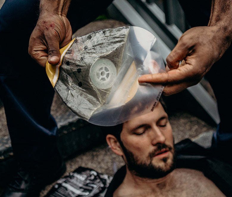 SAM® Chest Seal 2.0, in use