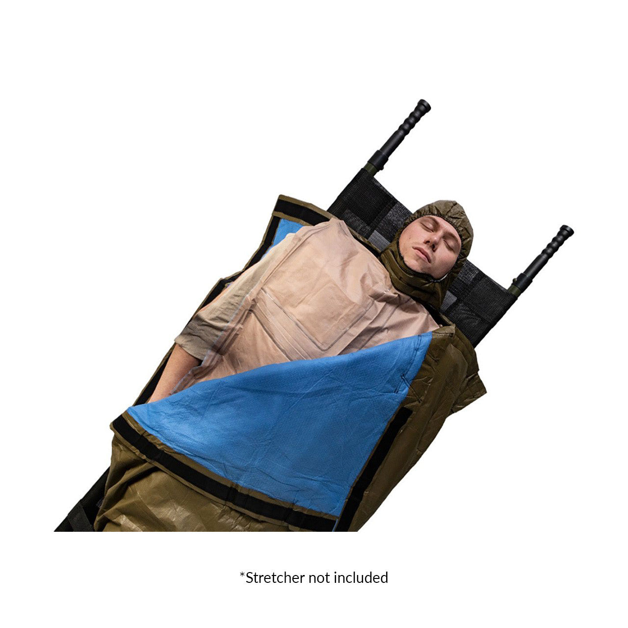 Insulated Hypothermia Prevention & Management Kit, in use