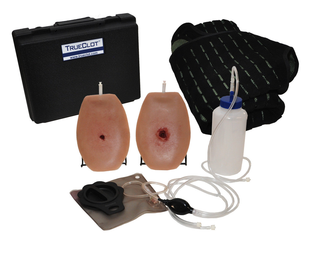 TrueClot Chest Seal Application Trainer Kit, Light Skin Tone