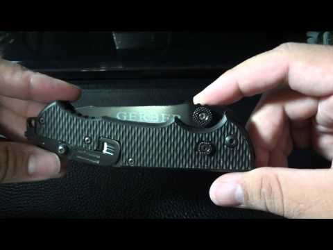 Load video: Gerber Hinderer CLS Knife
