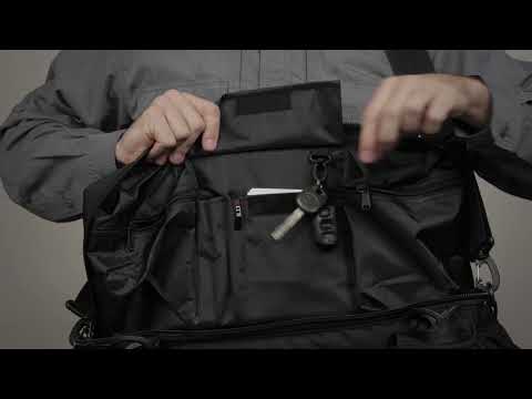Load video: 5.11 Tactical Patrol Ready Bag, Black