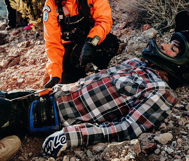 SAM Pelvic Sling II, in use