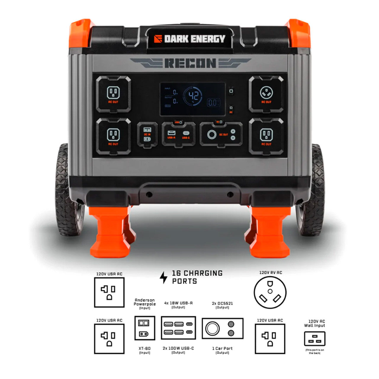 Recon 2000 Solar Generator, 2000Wh
