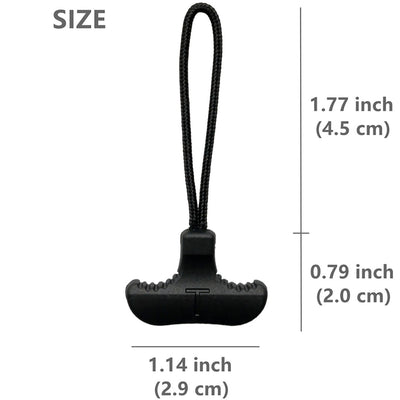 Rescue Essentials T Grip Zipper Pulls, size