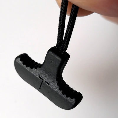 Rescue Essentials T Grip Zipper Pulls, in use