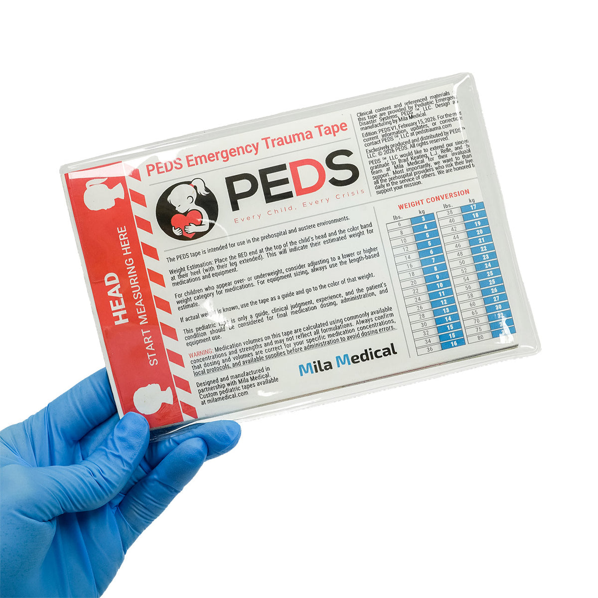PEDS Dosage Tape