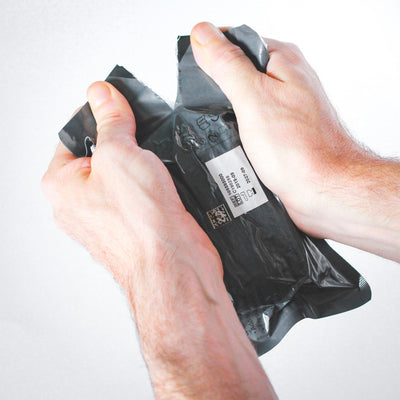 Israeli T3 Bandage, being opened