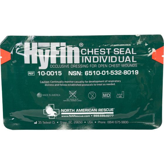NAR HyFin® Chest Seal, front of packaging