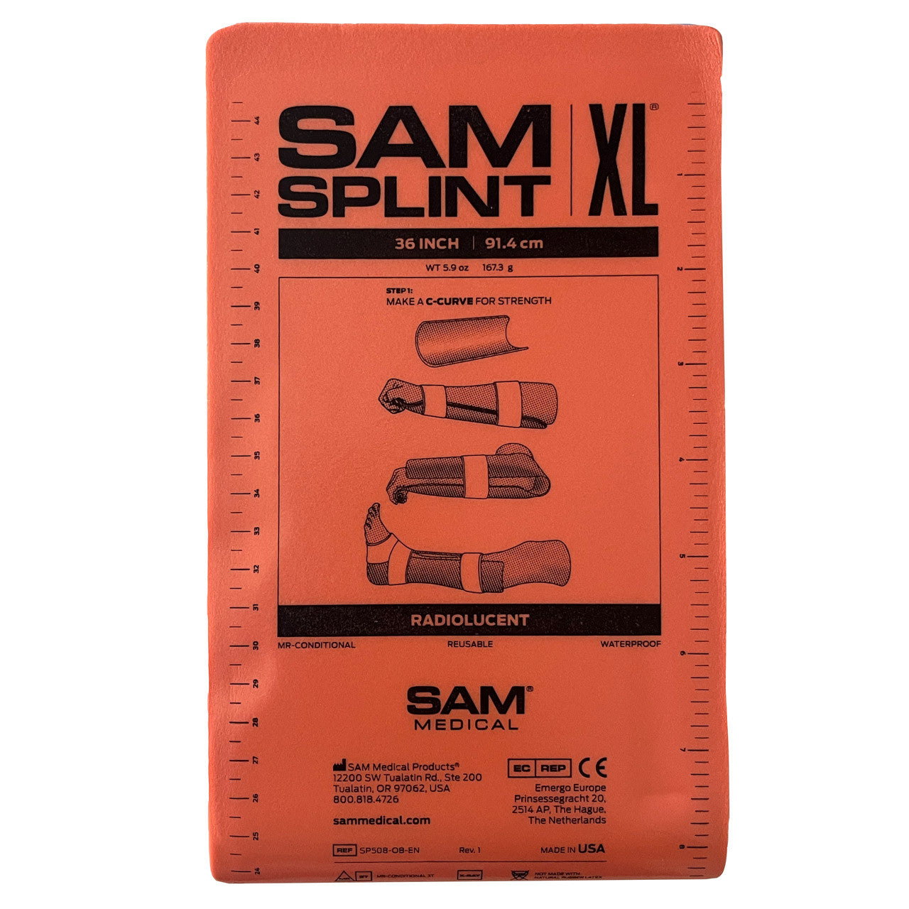SAM Splint XL, front