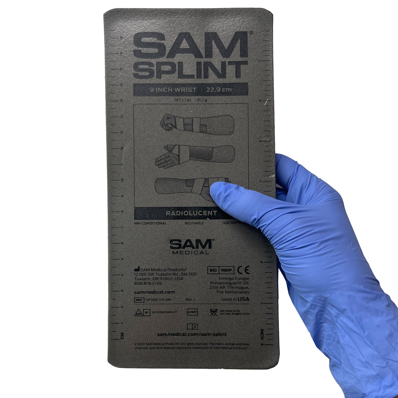 SAM Splint - 9 (Orange/Blue, Charcoal Gray) - SAM Splint – Rescue