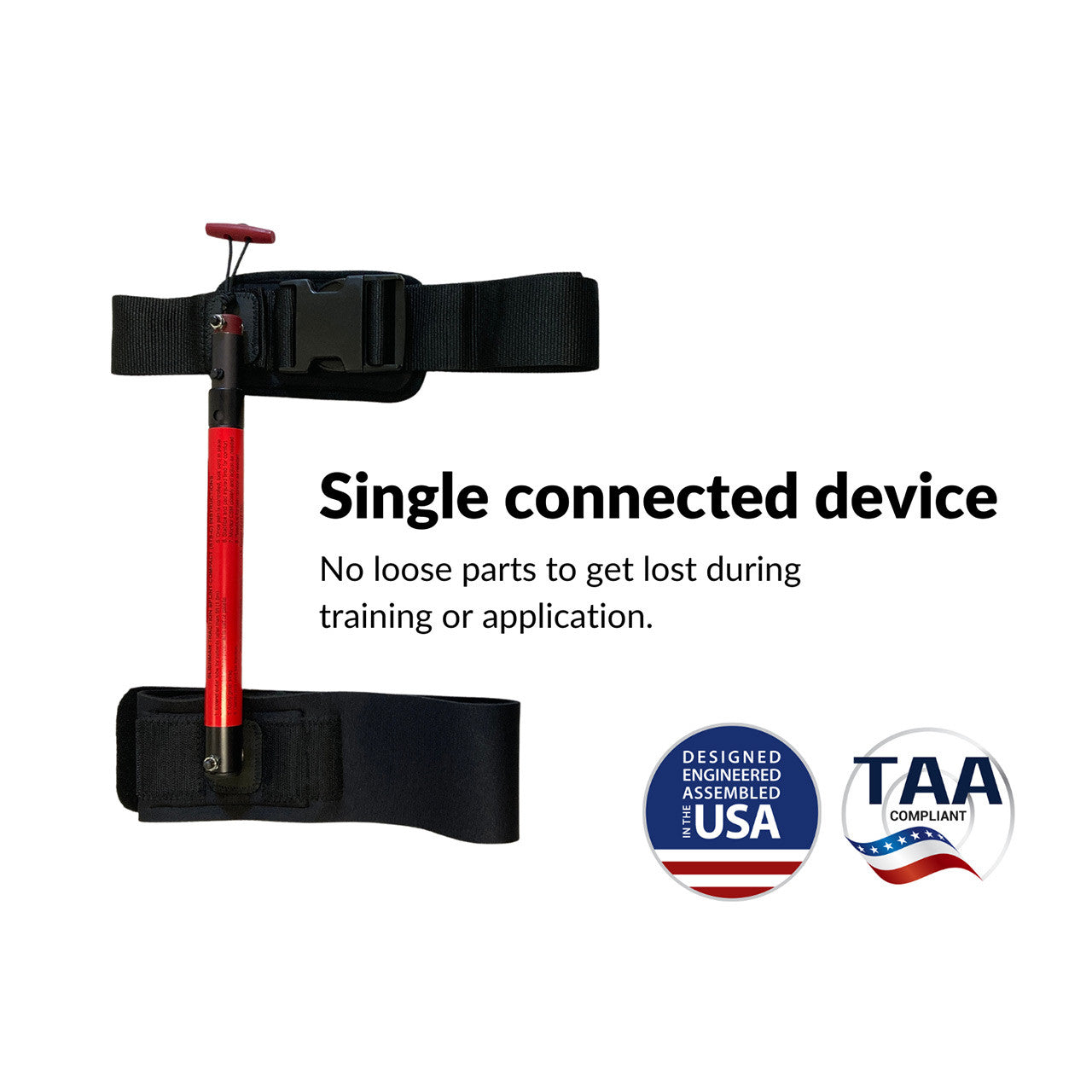 Slishman Traction Splint Compact (STS-C) by rescue essentials is a single connected device