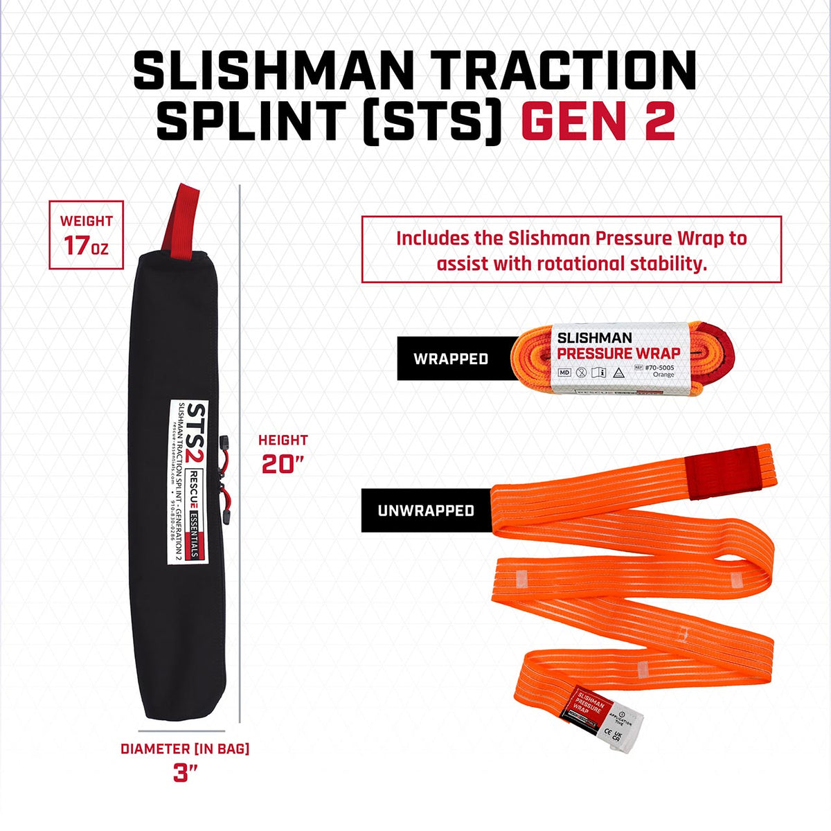 Slishman Traction Splint (STS) - Gen 2