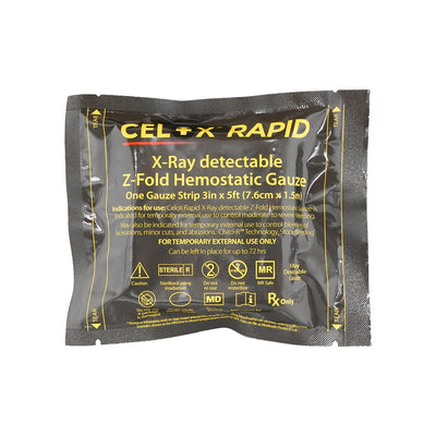 Celox Rapid X-Ray Gauze, Z-Folded