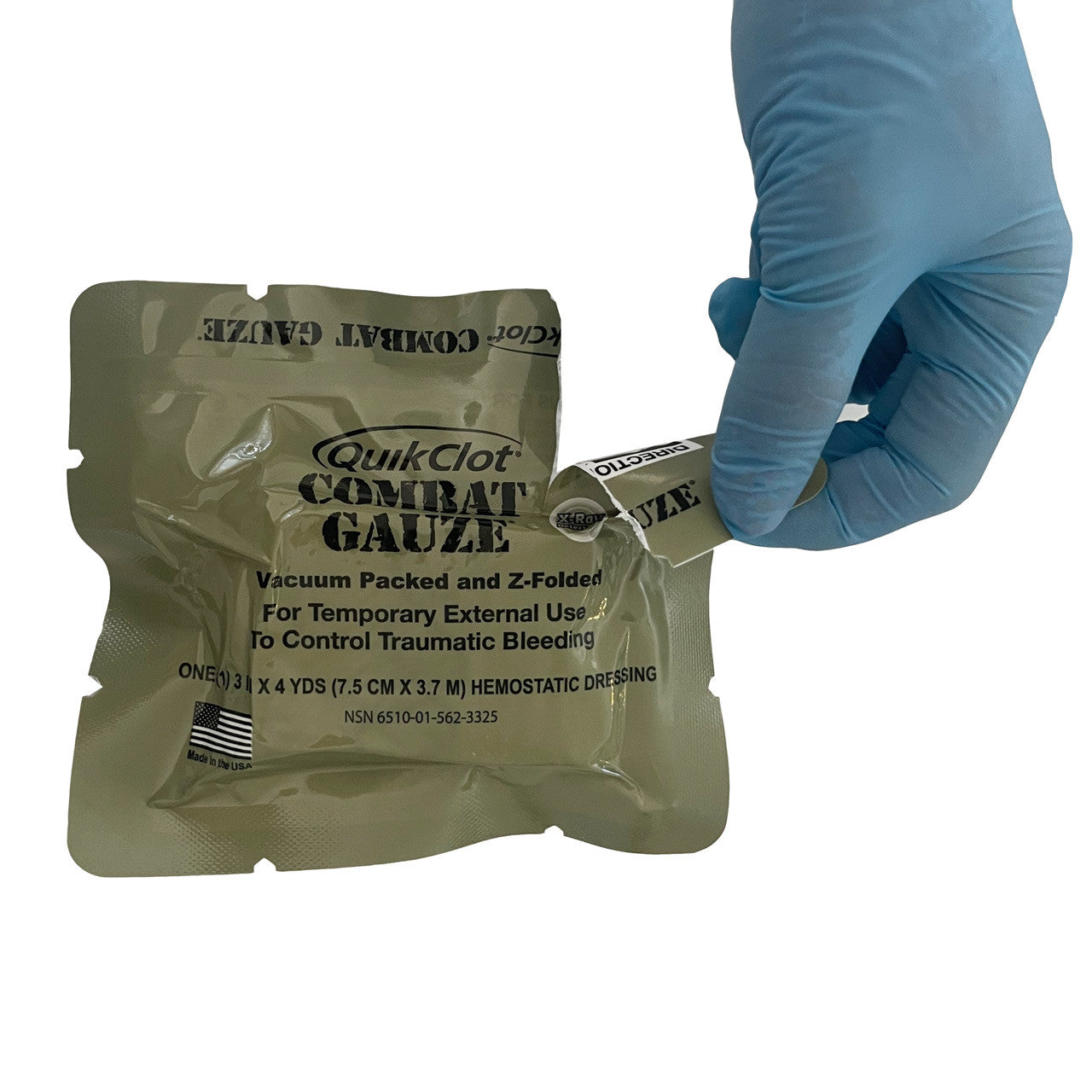 QuikClot Combat Gauze Z-Folded, Military – Rescue Essentials