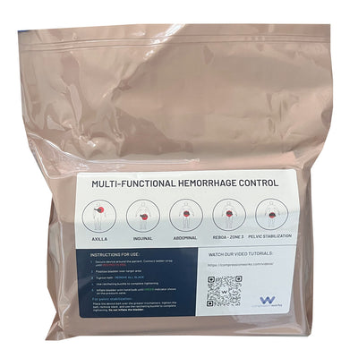AAJTS - Abdominal Aortic & Junctional Tourniquet, Packaged back