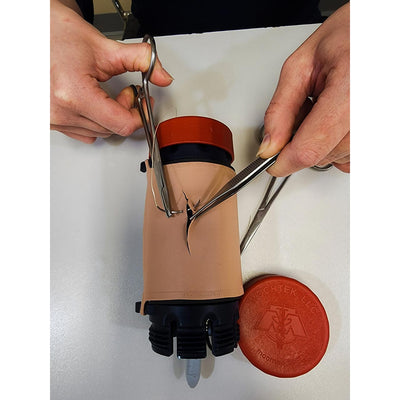 Multi-Insertion Training System (M.I.T.S.) Composite IV Trainer, In use