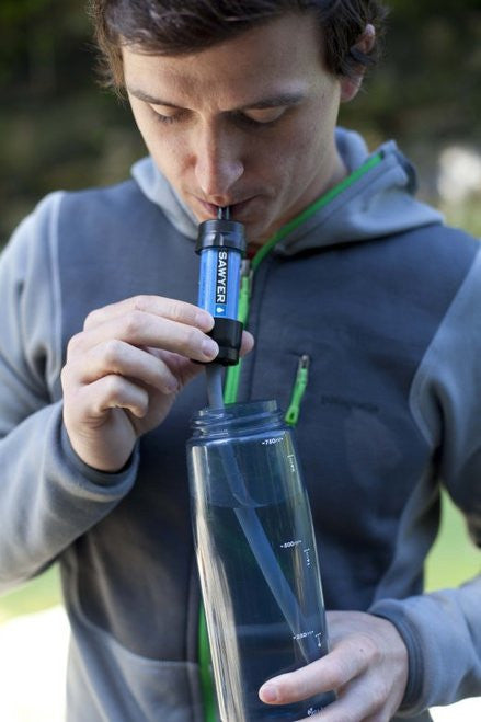 Sawyer® MINI Water Filter, being used