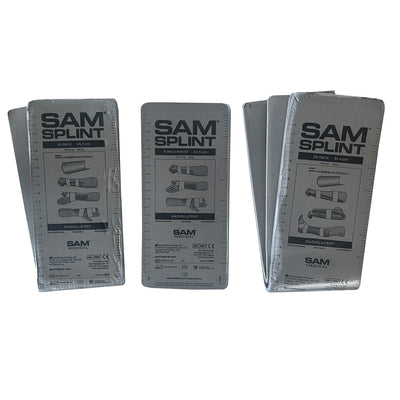SAM Splint Variety Combo Pack (36", 18" and 9" Orange/Blue, Charcoal Gray Spints)