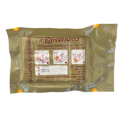 Forward Trauma Compression Dressing 4" (Flat/Rolled)