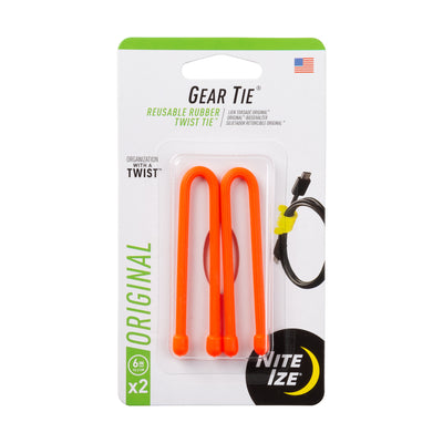 Gear Tie® Reusable Rubber Twist Tie™
