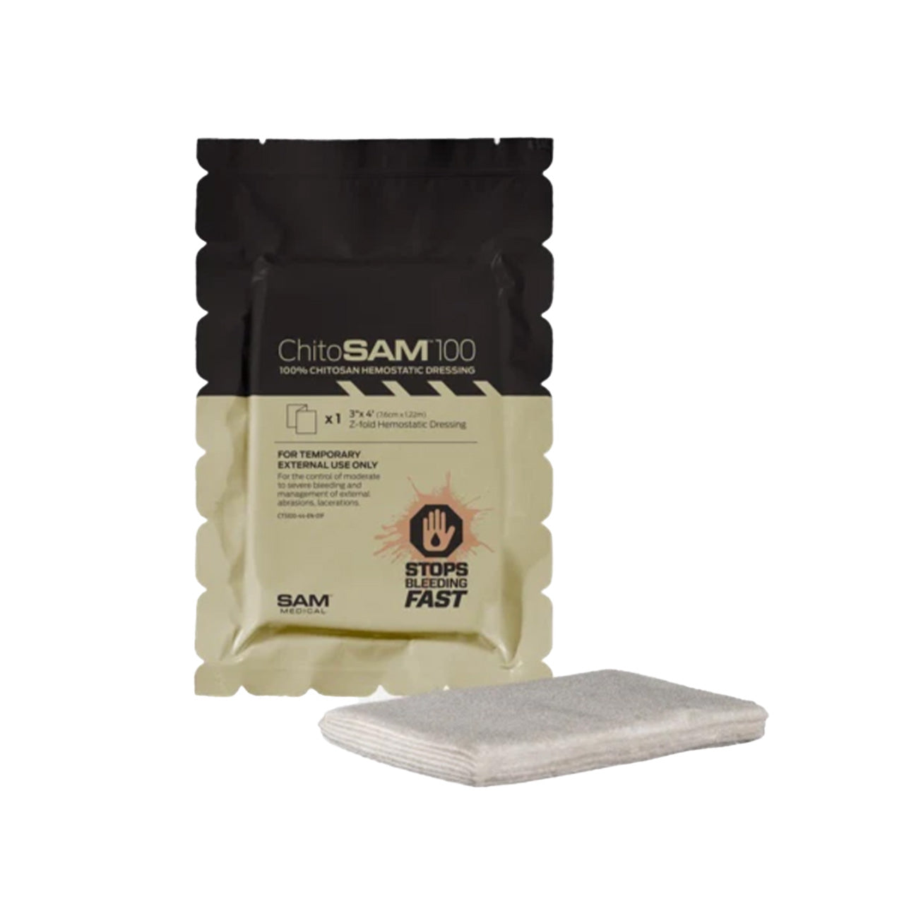 Chito-SAM™ 100, Z-Fold Hemostatic