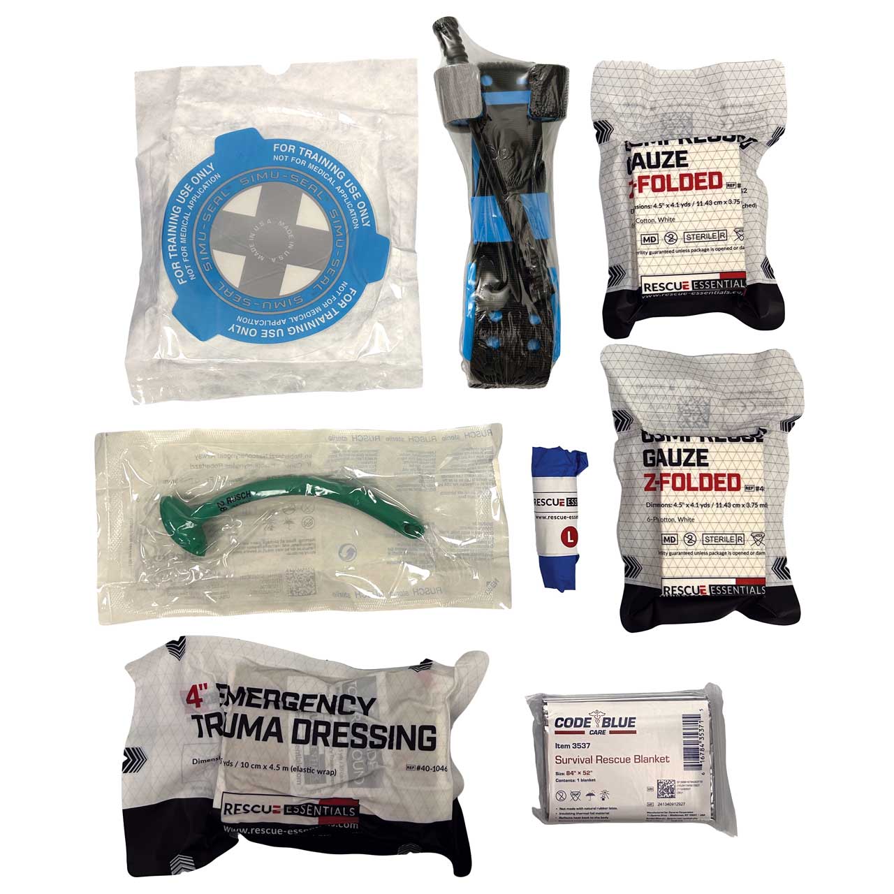 MARCH TCCC Training IFAK | Training Kit | Rescue Essentials