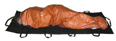 Helps prevent hypothermia from trauma or exposure, stronger and more efficient than mylar wraps.