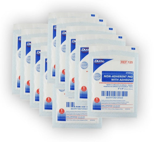 Non-Adherent Pad w/ Adhesive - 10 Pack