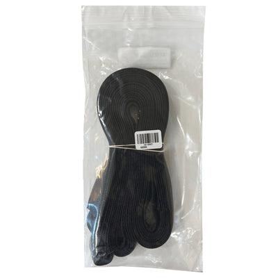 Black Tubular Nylon Webbing, back of packaging