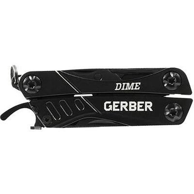 Gerber Dime Micro Tool, Black , closed view.