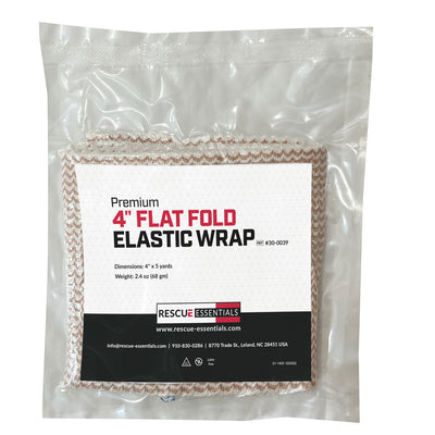 4" Premium Elastic Wrap, 5 yds- front of packaging
