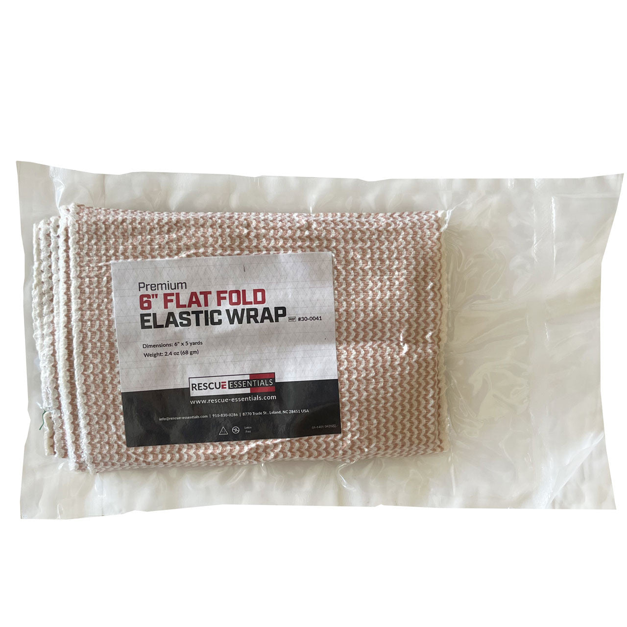 6" Premium Elastic Wrap, 5 yds- front of packaging