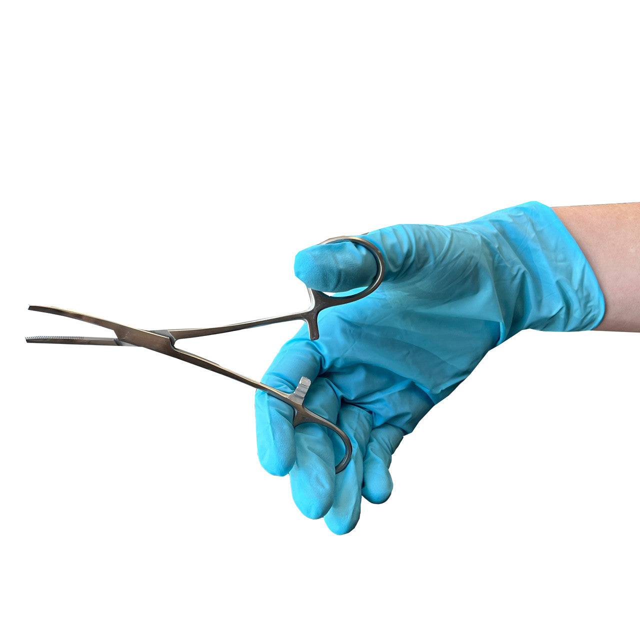 Glove on hand in use