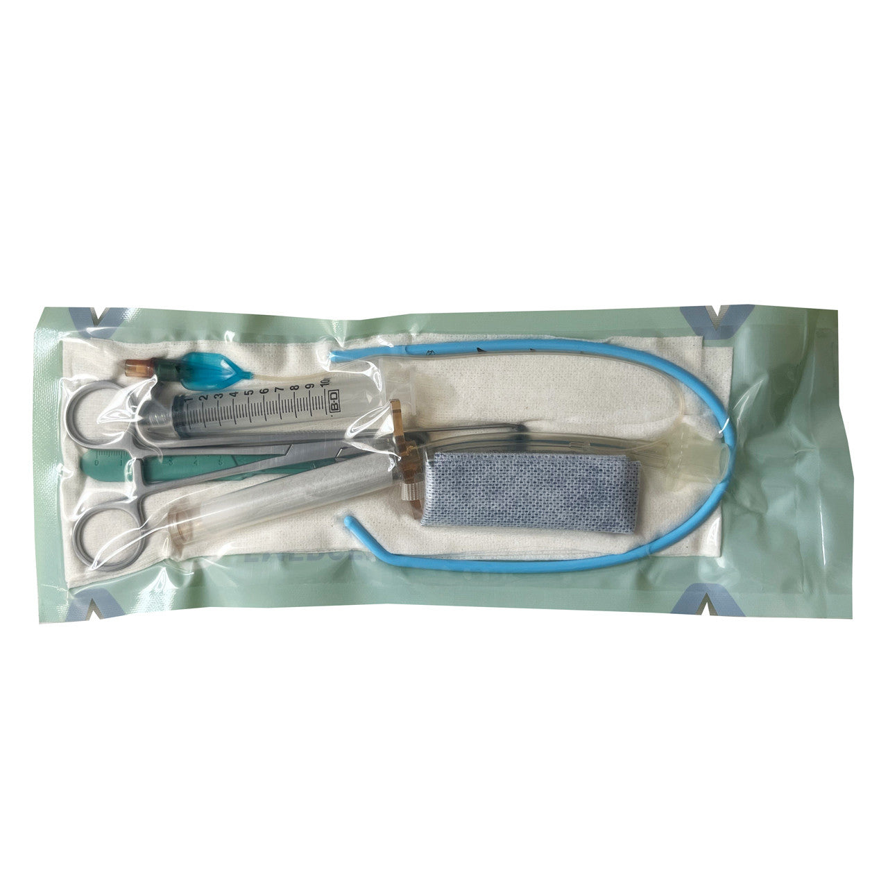 Emergency Cricothyrotomy Kit, back of packaging 