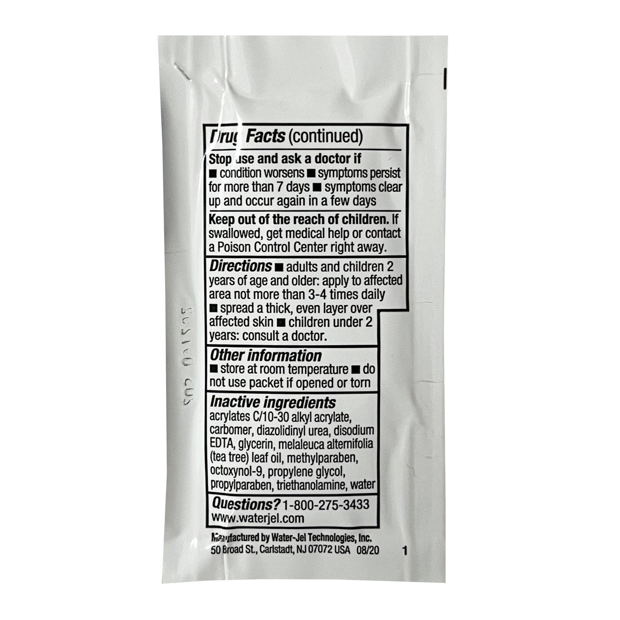 Burn Gel with Lidocaine (5 pack, Unit Doses)