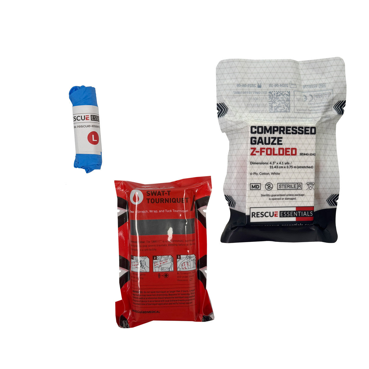 SWAT-T with Holster, Compressed Gauze and Gloves