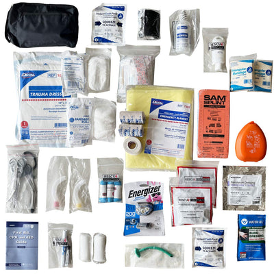 BLS Supplies Module, contents laid out