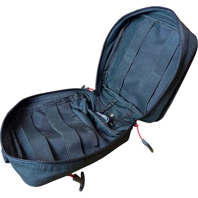 Black Rip-Away Med Pouch, open